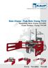 Bale Clamp Pulp Bale Clamp T413 Recycling Bale Clamp T413RC Foam Rubber Clamp T413R