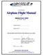 FAA APPROVED FOR MAULE M-5-180C. (S/n s 8070C 8094C) Airplane Serial No. Registration No. THIS DOCUMENT MUST BE KEPT IN THE AIRPLANE AT ALL TIMES.