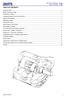 TABLE OF CONTENTS. Gear Pump Catalogue Table of Contents