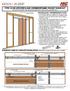 TYPE CC-W CATCH N CLOSE CROWDERFRAME POCKET DOOR KIT INSTRUCTION SHEET FOR DOORS 26 in [660 mm] TO 48 in [1219 mm] WIDE ONLY