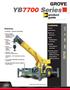 YB7700 Series. product guide. contents. features. Industrial Hydraulic Crane. Features 2. Specifications 3. 2 models YB7720 & YB7720XL