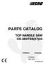 PARTS CATALOG TOP HANDLE SAW CS-360TES(37) P Cb