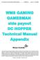 DC Gamesman Technical Manual WMS Appendix TSP084.doc Issue 1.7 Aug 2005