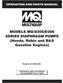 MODELS MQ-D305/D306 SERIES DIAPHRAGM PUMPS (Honda, Robin and B&S Gasoline Engines)