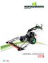 garden machines GENERAL CATALOGUE MADE IN ITALY