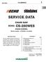 SERVICE DATA CHAIN SAW ECHO: CS-280WES STAGE MODEL. (Serial number : and after) CONTENTS INTRODUCTION. Reference No B-00 ISSUED: