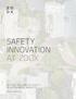 SAFETY INNOVATION AT ZOOX