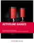 ACTIVELINE GAUGES. The new ActiveLine PKR and IKR gauges. Compact, durable and maintenance-friendly, minimized stray magnetic field.