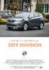 GETTING TO KNOW YOUR 2019 ENVISION. buick.com