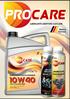 LUBRICANTS-ADDITIVES-CAR CARE