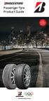 Passenger Tyre Product Guide NEW POTENZA S007A