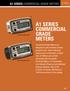 A1 SERIES COMMERCIAL GRADE METERS A1 SERIES COMMERCIAL GRADE METERS