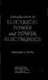 ELECTRICAL POWER and POWER ELECTRONICS
