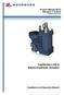 Product Manual (Revision F, 8/2015) Original Instructions. VariStroke-I (VS-I) Electro-hydraulic Actuator. Installation and Operation Manual