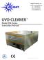 UVO-CLEANER J ELIGHT. Model 256 Series Instruction Manual. Jelight Company, Inc.
