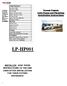 LP-HP001. Towed Vehicle Lube Pump and Plumbing Installation Instructions