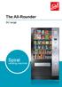 The All-Rounder. SÜ range. Spiral. vending machine SÜ 2020 EC