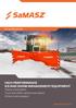 HIGH PERFORMANCE ICE AND SNOW MANAGEMENT EQUIPMENT