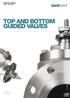 TOP AND BOTTOM GUIDED VALVES