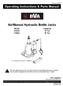 Operating Instructions & Parts Manual. Air/Manual Hydraulic Bottle Jacks