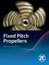 Fixed Pitch Propellers. Marine Propulsion Systems