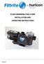 PZ200 SWIMMING POOL PUMP INSTALLATION AND OPERATING INSTRUCTIONS
