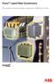 Power IT Liquid Filled Transformers. IEC standard, small and medium, rated power 2000kVA, HV 36kV