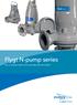 Flygt N-pump series SELF-CLEANING PUMPS WITH SUSTAINED HIGH EFFICIENCY