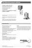 RD Differential pressure switches