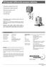 RD Standard differential pressure switches
