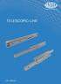 TELESCOPIC-LINE. Semi-telescopic-rail LST. Telescopic-rail LSE. Linear guides with ball-cage LSS