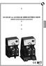 DLX-MA/AD AND DLXB-MA/AD SERIES METERING PUMPS OPERATING INSTRUCTIONS AND MAINTENANCE