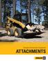 Compact Construction Equipment ATTACHMENTS