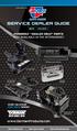 SERVICE DEALER GUIDE.   Now Available in the Aftermarket Volume 1 OVER 100 OTHER NEW PARTS INSIDE!