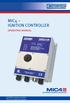 MIC4 IGNITION CONTROLLER OPERATING MANUAL