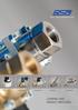 Plastic valves Metal valves Coaxial valves Armatures Special valves COMPANY AND PRODUCT BROCHURE