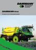 DAMMANN-trac. The special class of self-propelled sprayers