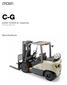 C-G. 8,000-12,000 lb. Capacity IC Pneumatic Tire. Specifications