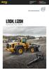 L110H, L120H. Volvo Wheel Loaders t hp