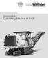 Technical specification. Cold Milling Machine W 1900