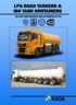 LPG ROAD TANKERS & ISO TANK CONTAINERS FOR SAFE TRANSPORTATION AND DISTRIBUTION OF LPG