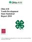 Ohio 4-H Youth Development State Statistical Report 2010