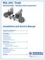 RUL Truck NonSteerable - Auxiliary Axle Suspension Installation and Service Manual Suspension Identification... 2 Installation...