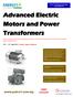 Advanced Electric Motors and Power Transformers