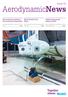 AerodynamicNews. Issue 20. Optical measurement system in LWTE. Non aerodynamic testing in the Aerodynamic Department. Shock Absorber Test Bench