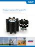 Product series LP2 and LPC. Lubrication pinions to lubricate open gear wheels and gear racks