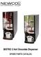 BISTRO 2 Hot Chocolate Dispenser SPARE PARTS CATALOG