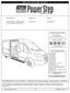 I N S T A L L A T I O N G U I D E. Ford Transit - Single Sided A (All slider and barn door models)