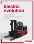 Electric evolution. Kalmar ECG ,000 19,800 lbs capacity. Technical information