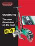 PLASTIC WELDING. VARIMAT V2 The new dimension on the roof. NEW!